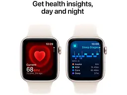 Смарт-годинник Apple Watch SE 2 GPS 40mm Starlight Aluminium Case w. Starlight Sport Band - S/M (MXEF3) - мініатюра 5