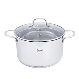 Каструля Krauff зі скляною кришкою 5.8 л 24 см (26-238-144)