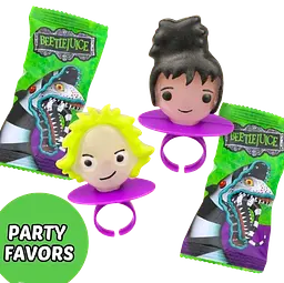 Льодяники у формі кілець Beetlejuice Lollipop Rings Box 20шт 240 г - мініатюра 4