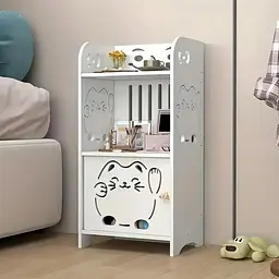Приліжкова тумбочка на 3 секції 50х25х18 см / Універсальна шафа для зберігання / Тумба на 3 секції - мініатюра 5