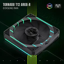 Вентилятор GameMax 120мм Tornado T12 ARGB-R (Tornado T12 ARGB-R) - мініатюра 2