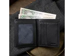 Чоловічий портмоне з натуральної шкіри Cortina 5079 nero Чорне 11х9,5 см TONY PEROTTI acs0032381 - мініатюра 5