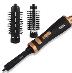 Фен-щітка Dsp Hairstyle D-50046 1000W Чорний (2104618630) - мініатюра 2