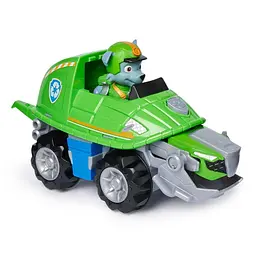 Великий рятувальний автомобіль-трансформер Spin Master PAW Patrol Джунглі Цуценячий патруль з водієм Роккі (SM17776/0648) - мініатюра 5
