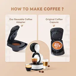 Багаторазовий капсульний адаптер ICafilas для кавоварки Delonghi, Krups Nescafe Dolce Gusto Lumio + 5 кілець - мініатюра 6