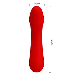 Вібратор - Pretty Love Cetus Vibrator Red - мініатюра 3