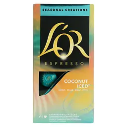 Уцінка.Кава мелена в капсулах L'OR Iced Coconut 520 г (10 шт. х 52 г) - мініатюра 2