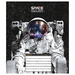 Зошит учнівський "Space singularity" 024-3384K-1 в клітинку, 24 аркуша