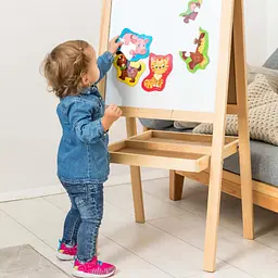 Магнітні бебі пазли Vladi Toys Мої перші ігри Кошеня і щеня 4 елементи (VT3208-10) - мініатюра 4