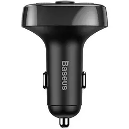 FM-трансмітер Baseus FM Launcher S-09 Standart Edition 2.4A 2хUSB-A Black (CCMT000001) [96092] - мініатюра 5