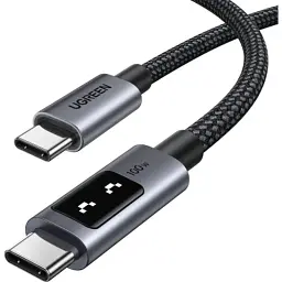 Дата кабель USB-C to USB-C 2.0m PD 100W L509 black Ugreen (35512)