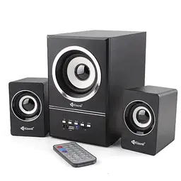 Компьютерные колонки 2.1 Kisonli U2700BT, Bluetooth, AUX, 5W+2x3W - мініатюра 1