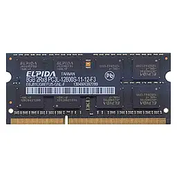 Оперативна пам'ять для ноутбука Elpida SO-DIMM DDR3 8GB 1600MHz PC3L-12800 2Rx8 Б/В - мініатюра 2