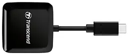 Кардрідер Transcend USB 3.2 Gen 1 Type-C SD/microSD Black (6627580) - мініатюра 3