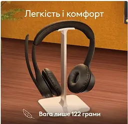 Навушники Logitech Bluetooth гарнітура бездротова стерео Zone 305 for Business Wireless UC чорна (981-001453) - мініатюра 9