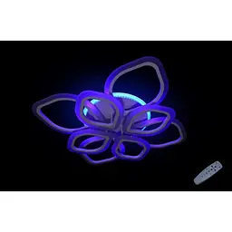 Люстри лед 5576/4+4 WH LED dimmer