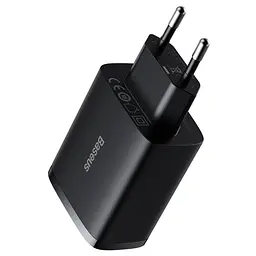Зарядний пристрій Baseus Compact, 3xUSB-A, чорний (CCXJ020101) - мініатюра 6