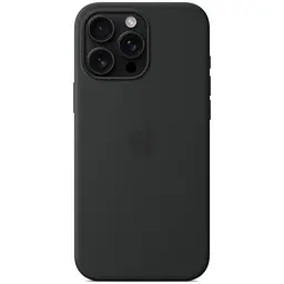 Силіконовий чохол CasePro Silicone Case with MagSafe Black для iPhone 16 Pro Max - мініатюра 2