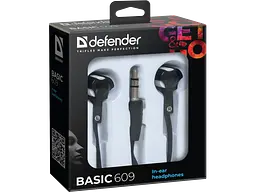 Наушники Defender Basic 609 Black/White (63609) - миниатюра 2