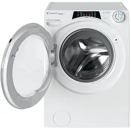 Пральна машина Candy з фронтальним завантаженням RO14116DWMCE-S, 11кг, 1400, A+++, Пара, 60см, Дисплей, Інвертор, Wi-Fi + Bluetooth, Білий (RO14116DWMCE-S) - мініатюра 4
