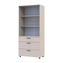 Шафа для одягу Doros Торн Кашемір 2 ДСП/3Ш (полиці) 90х51.6х200 (44900450) - мініатюра 7
