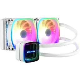 Система рідинного охолодження Enermax Aquafusion ADV 240 White ARGB (ELC-AQFA240-SQA-W) - мініатюра 2