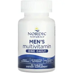 Вітамінно-мінеральний комплекс Nordic Naturals Мультивітаміни для чоловіків, Men's Multivitamin, One Daily, 30 таблеток (NOR-01554) - мініатюра 5