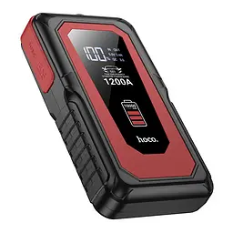 Пускозарядний пристрій Hoco QS3 10000mAh (повербанк та ліхтарик) Чорний - мініатюра 5