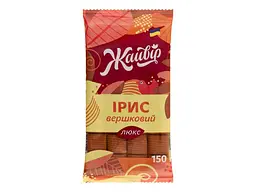 Ірис ЖАЙВІР тиражений напівтвердий "Вершковий Люкс", ф. 150г