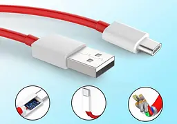 Мережевий зарядний пристрій OnePlus SUPERVOOC 80W Power Adapter + Cable USB-A to USB-C [88913] - мініатюра 4