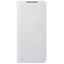 Чохол-книжка Samsung Smart LED View Cover для Samsung Galaxy S21 Ultra SM-G998 Light Gray (EF-NG998PJEGRU) - мініатюра 2