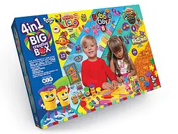 Набір для творчості «Тісто для ліплення 4 в 1 BIG CREATIVE BOX», російською мовою