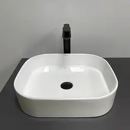 Умивальник VBI Vestone 45 white накладний VBI-017000, Білий - мініатюра 3