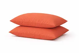 Наволочка Ecotton 50х70 см фланель із бавовни Coral помаранчевий (24389)