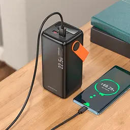 Зовнішній акумулятор Borofone Magnifico BJ66A 50000mAh 22.5W Black [130221] - мініатюра 8