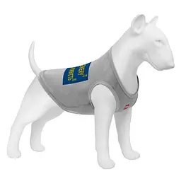 Майка для собак WAUDOG Clothes, малюнок «Сміливість», сітка, розмір S, обхват грудей 30-33 см, обхват грудей 18-21 см