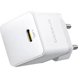 Мережевий зарядний пристрій Baseus Palm 1-USB-C 20W Moon White (P10111602213-00) [127635] - мініатюра 2