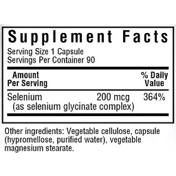 Селен гліцинат Bluebonnet Nutrition Albion 90 вегетаріанських капсул - мініатюра 2