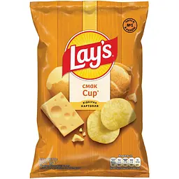 Чипси Lay's зі смаком сиру 120 г (920455)