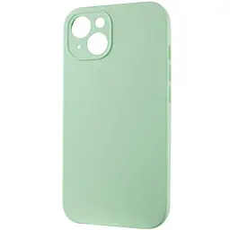 Чохол Silk Full Camera Protective (AA) NO LOGO для Apple iPhone 13 (6.1") Зелений / Pistachio - мініатюра 3