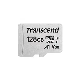 Карта пам'яті Transcend 128GB microSDXC class 10 UHS-I U3 (TS128GUSD300S-A) - мініатюра 2