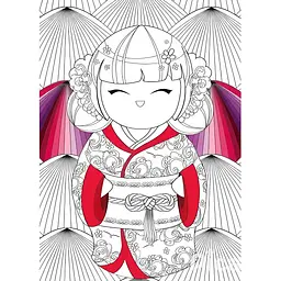 Розмальовка-антістрес Vivat Color Zen Японія 96 сторінок - мініатюра 3
