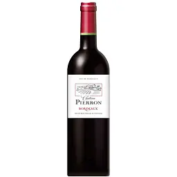 Вино Chateau Pierron Bordeaux AOC червоне сухе 0.75 л