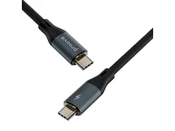Кабель USB Type-C Proove PowerFull USB Type-C to USB Type-C 100W 1m Black (CCPF11002201) - мініатюра 3