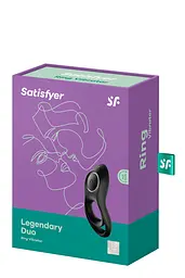 Ерекційне кільце з вібрацією Satisfyer Legendary Duo, 11х3 см - мініатюра 2