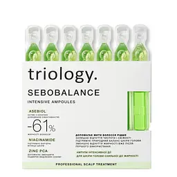Сироватка для жирної шкіри голови балансувальна Triology Sebobalance, 20 ампул