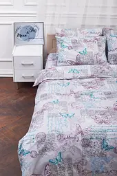 Комплект постільної білизни Moon&Star Дитячий 110x140 см наволочки 2x50x70 см Butterfly Бязь Gold Люкс - мініатюра 3