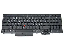 Клавіатура для Lenovo ThinkPad E580, L580, L590 (RU Black з підсвічуванням). - мініатюра 3
