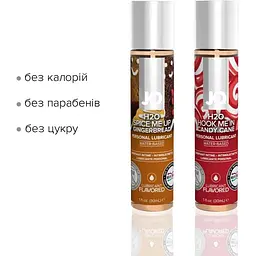 Набір лубрикантів System JO Naughty or Nice Gift Set - Candy Cane & Gingerbread (2x30 мл) - мініатюра 3