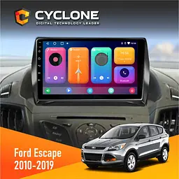 Штатна магнітола Ford Escape 2012-2019 Cyclone C9-001 2x32 CPL Cyclone (НФ-00002149)